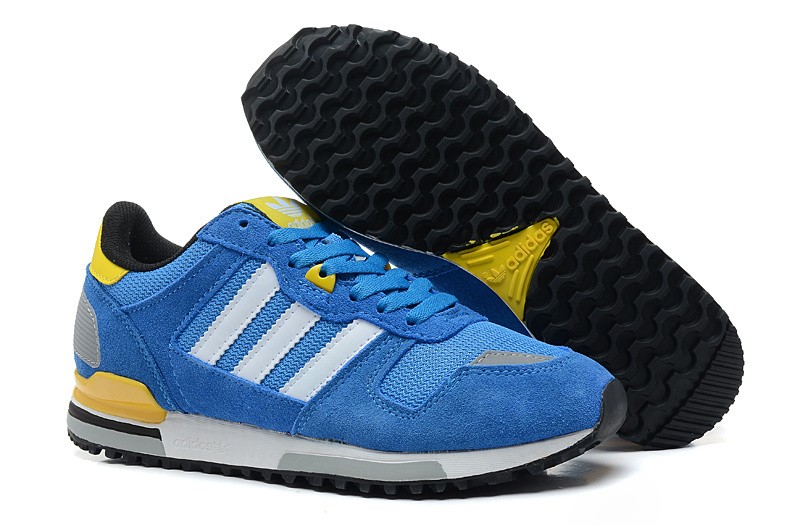 Mens Adidas Originals stan smith ZX 700 Blue Yellow V20875